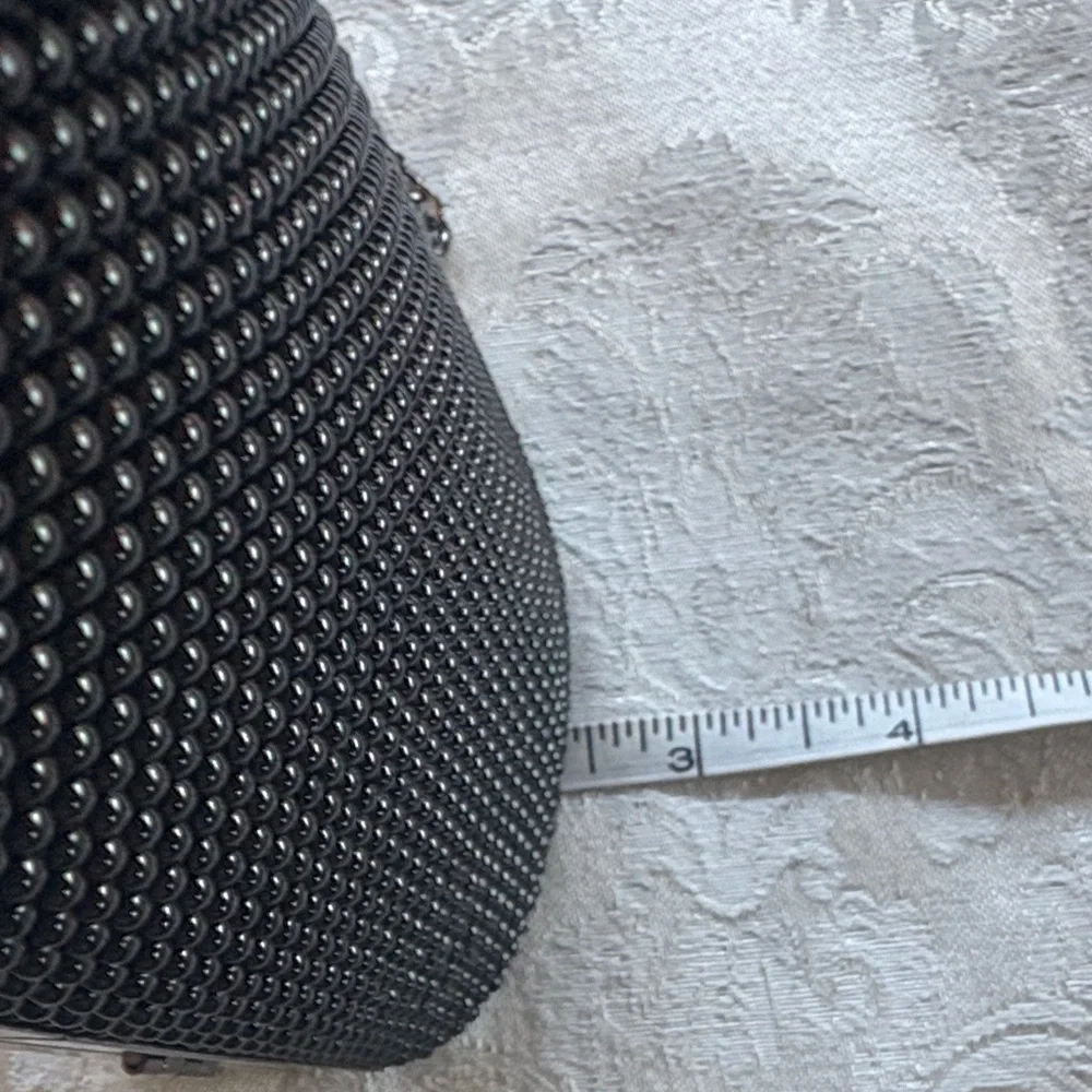 Black Beaded Clutch by Jessica McClintock